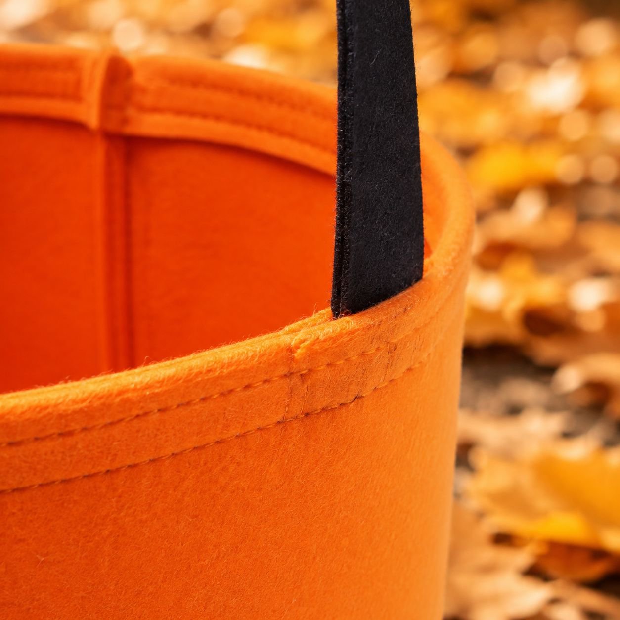 Colorful Halloween cartoon felt storage bucket