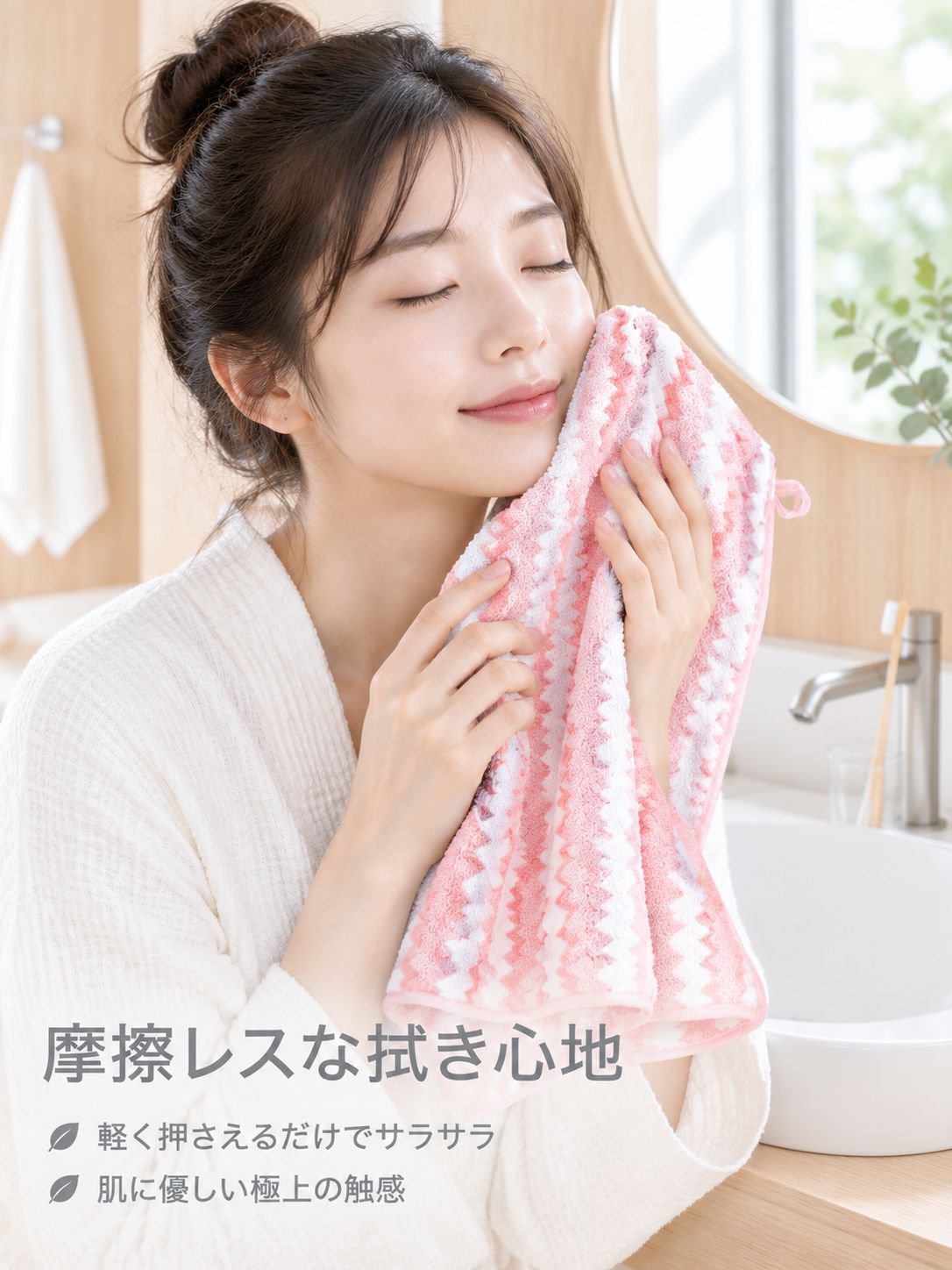 厚手コーラルフリース吸水タオル