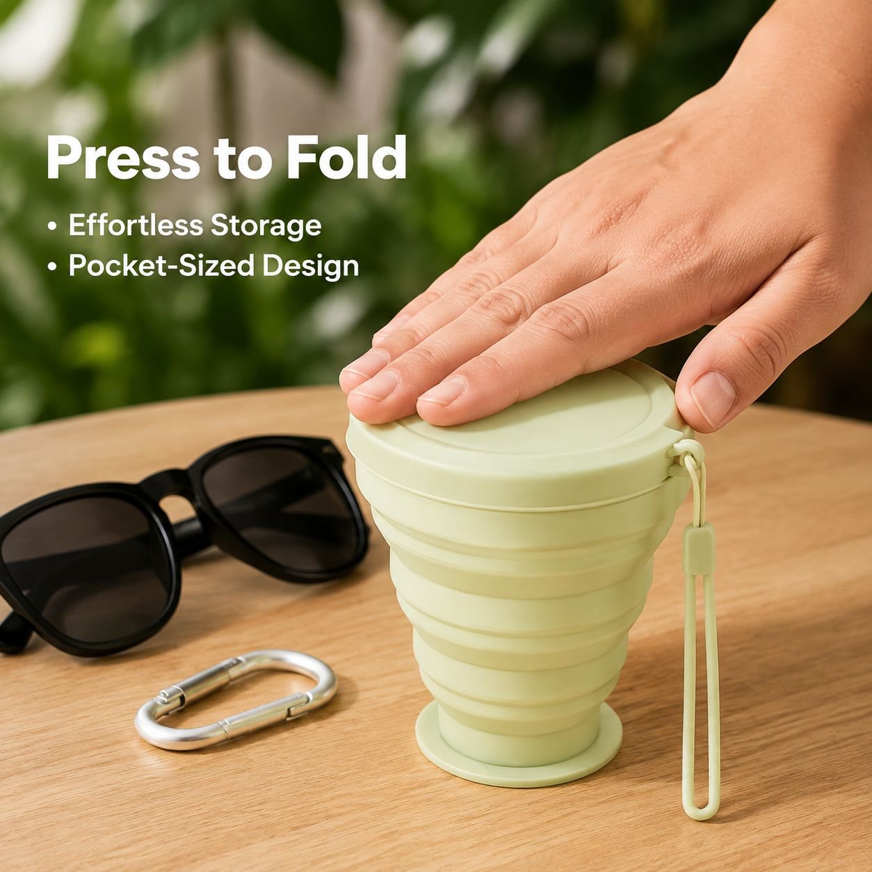 Silicone Foldable Travel Cup