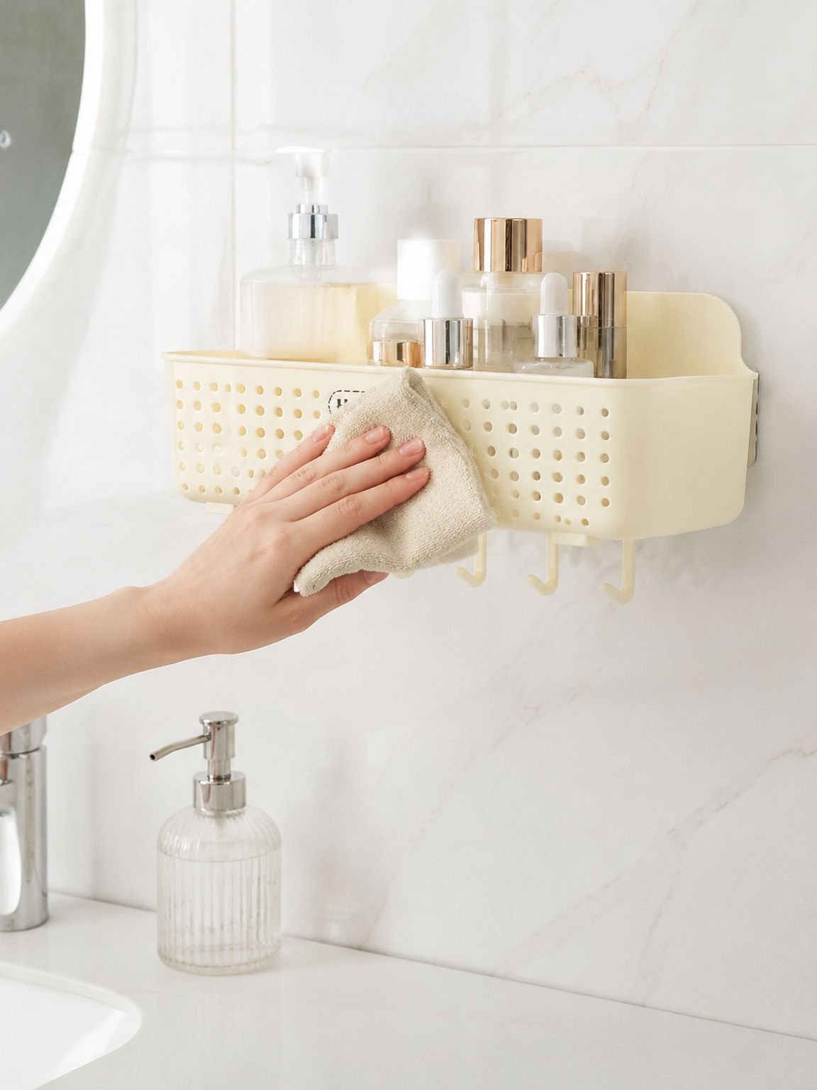 Organizador resistente al agua ideal para ambientes húmedos
