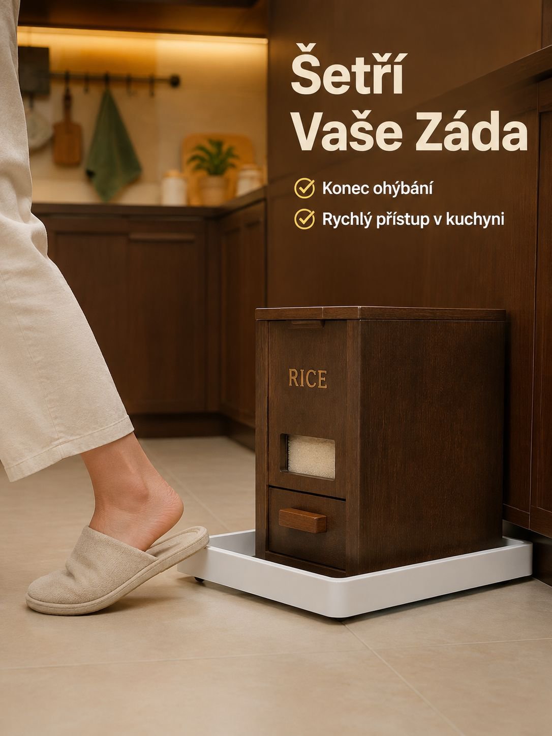 Luxusní úložný box s moderním vzhledem