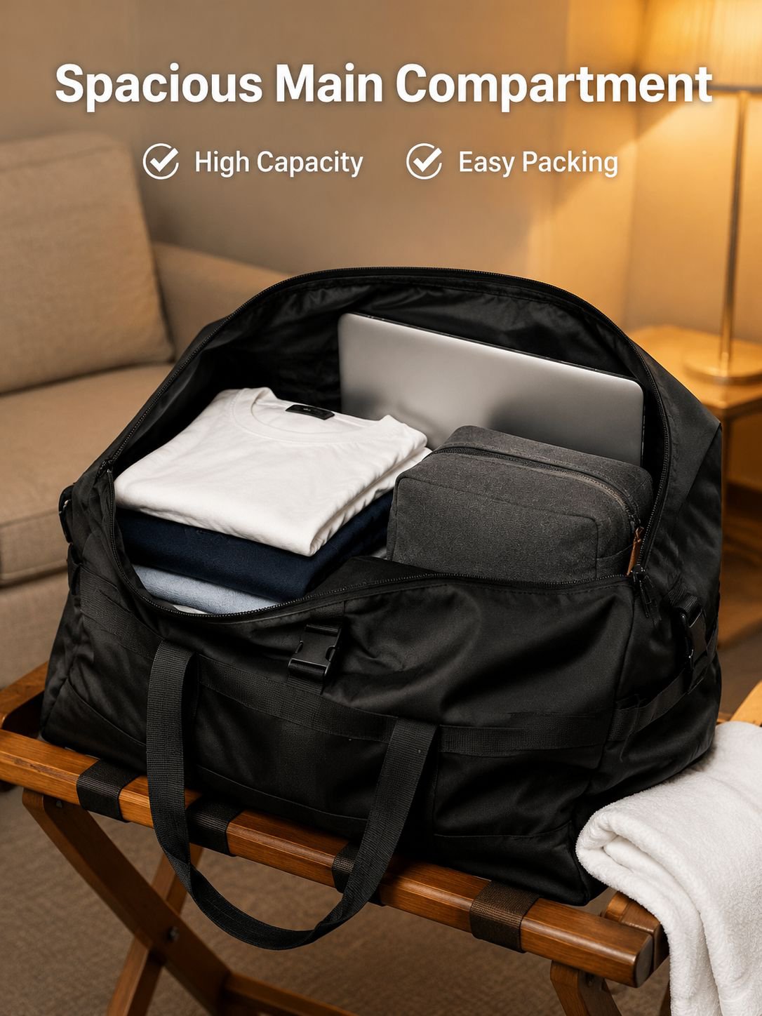 Travel in style with our Oxford cloth travel bag