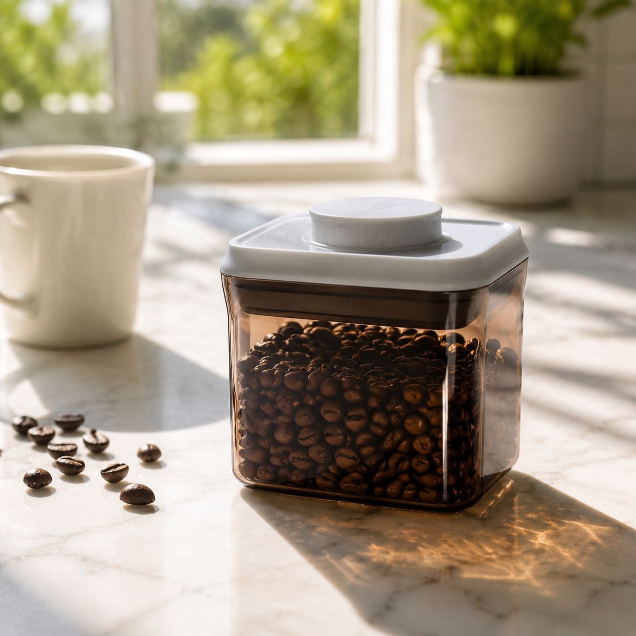 Food Grade Tea Storage Jar with airtight lid