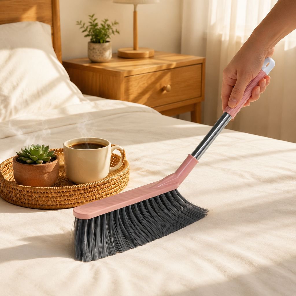 Cepillo fácil de usar para mantener tu cama limpia