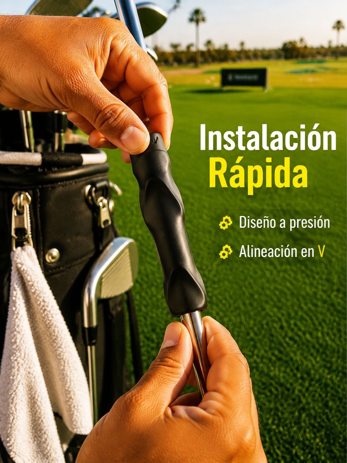 Corrector de agarre y postura para golf