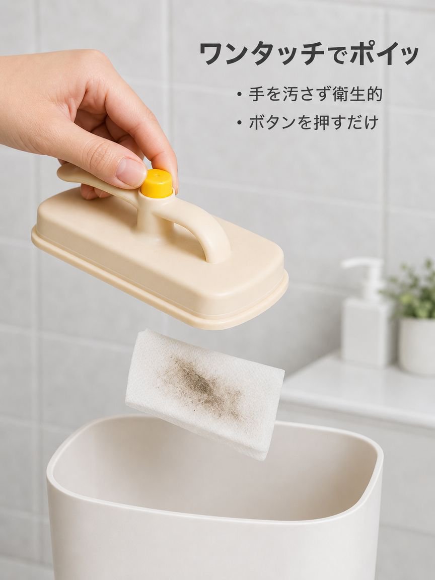 50枚使い捨てクロス付き多機能ブラシ