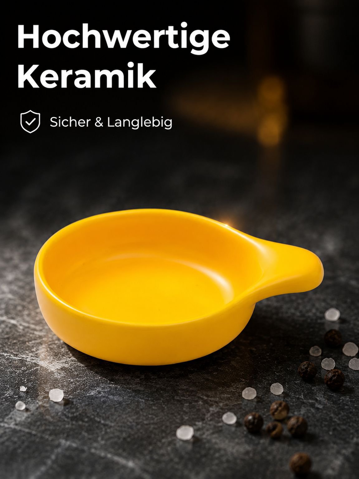 Keramikschale für Gewürze, Sojasaucenschale