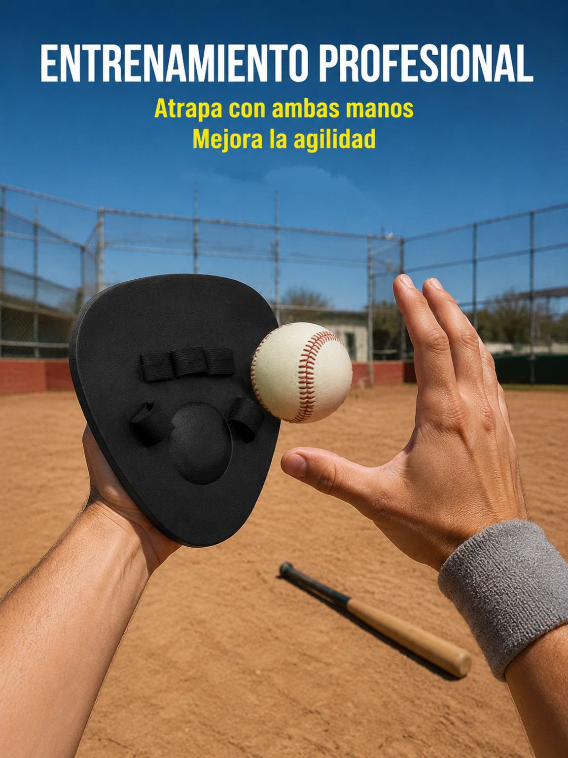 Guantes de entrenamiento para receptores de béisbol