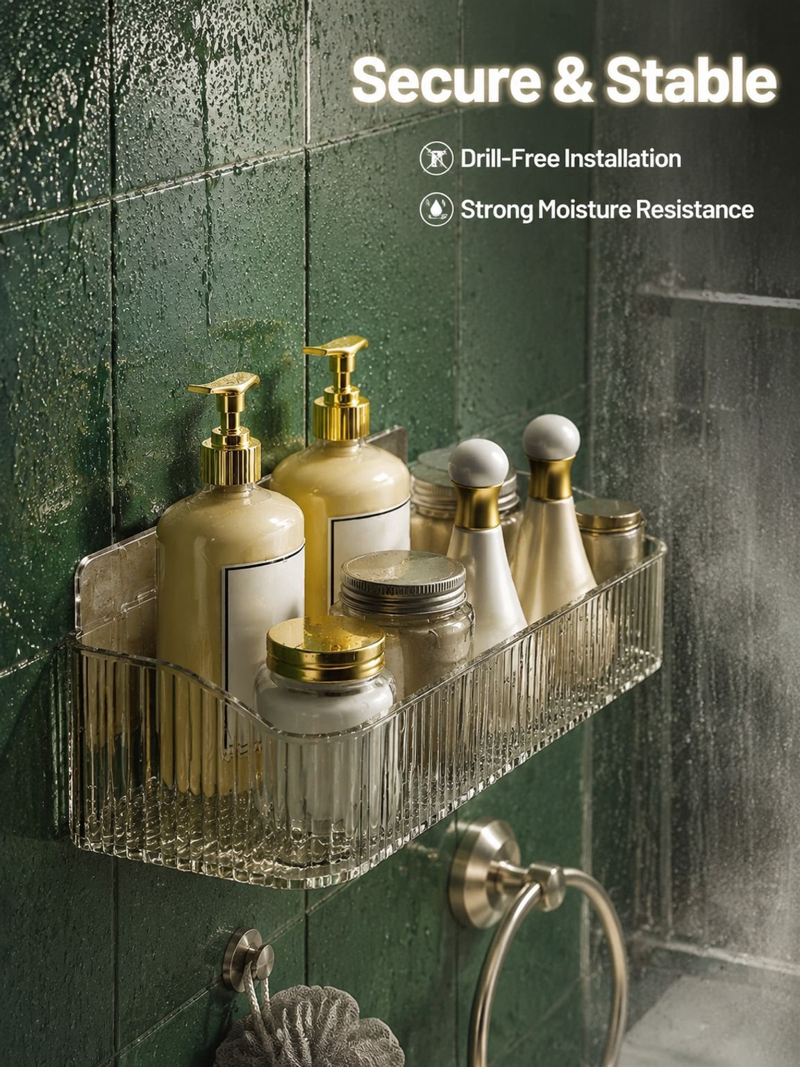 Transparent Drainage Multi-Functional Bathroom Storage Box