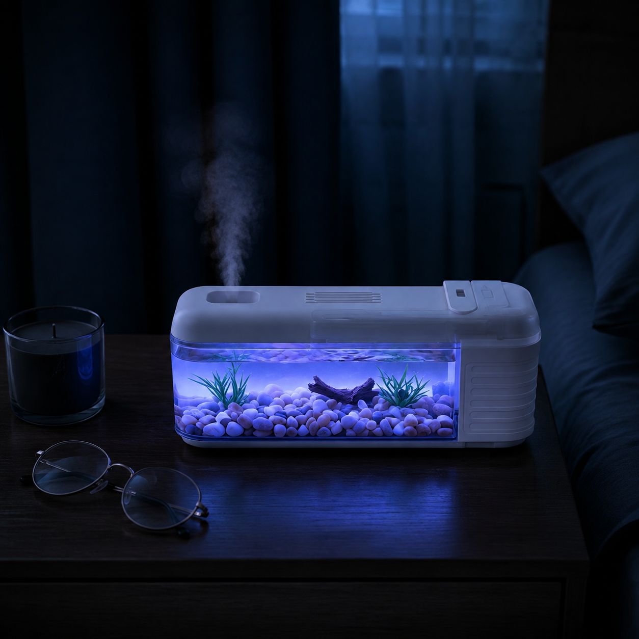 Difusor de aroma con atomización fina, iluminación colorida y diseño atractivo para el hogar