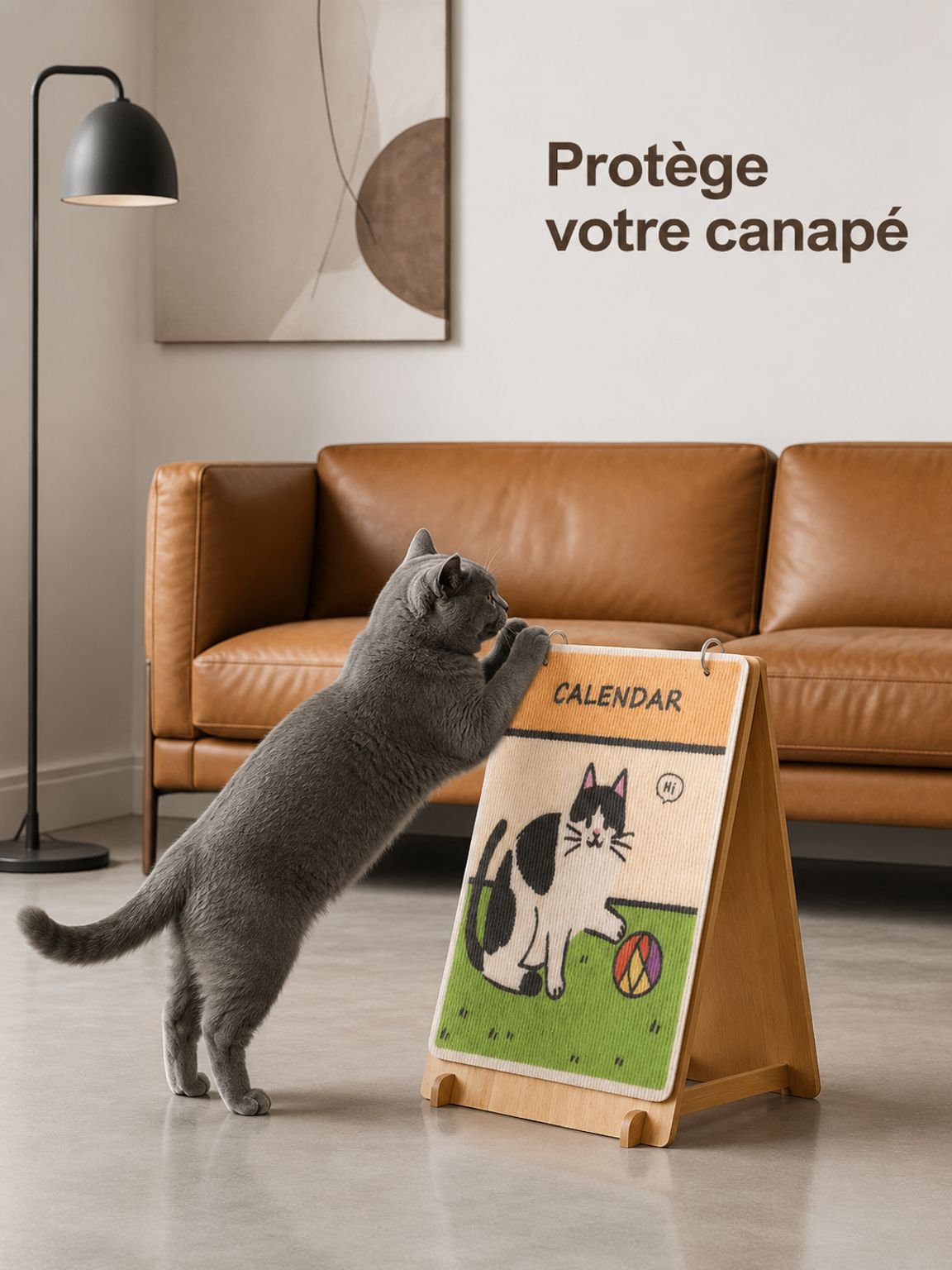 giipet - Griffoir calendrier pour chat - Ne perd pas de peluches