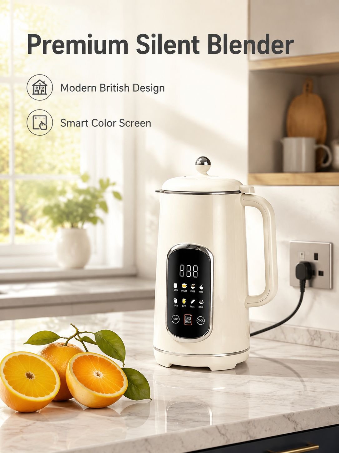New household silent high-speed blender, fully automatic, no cooking, no filtering, residue-free, mu