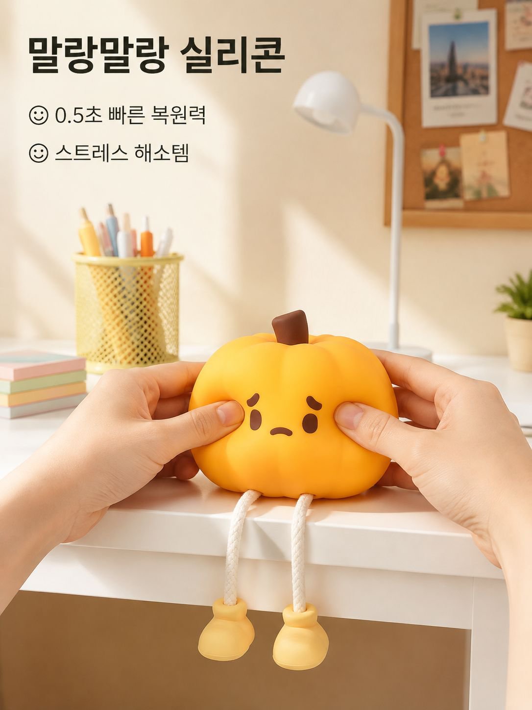 귀여운 호박 터치등