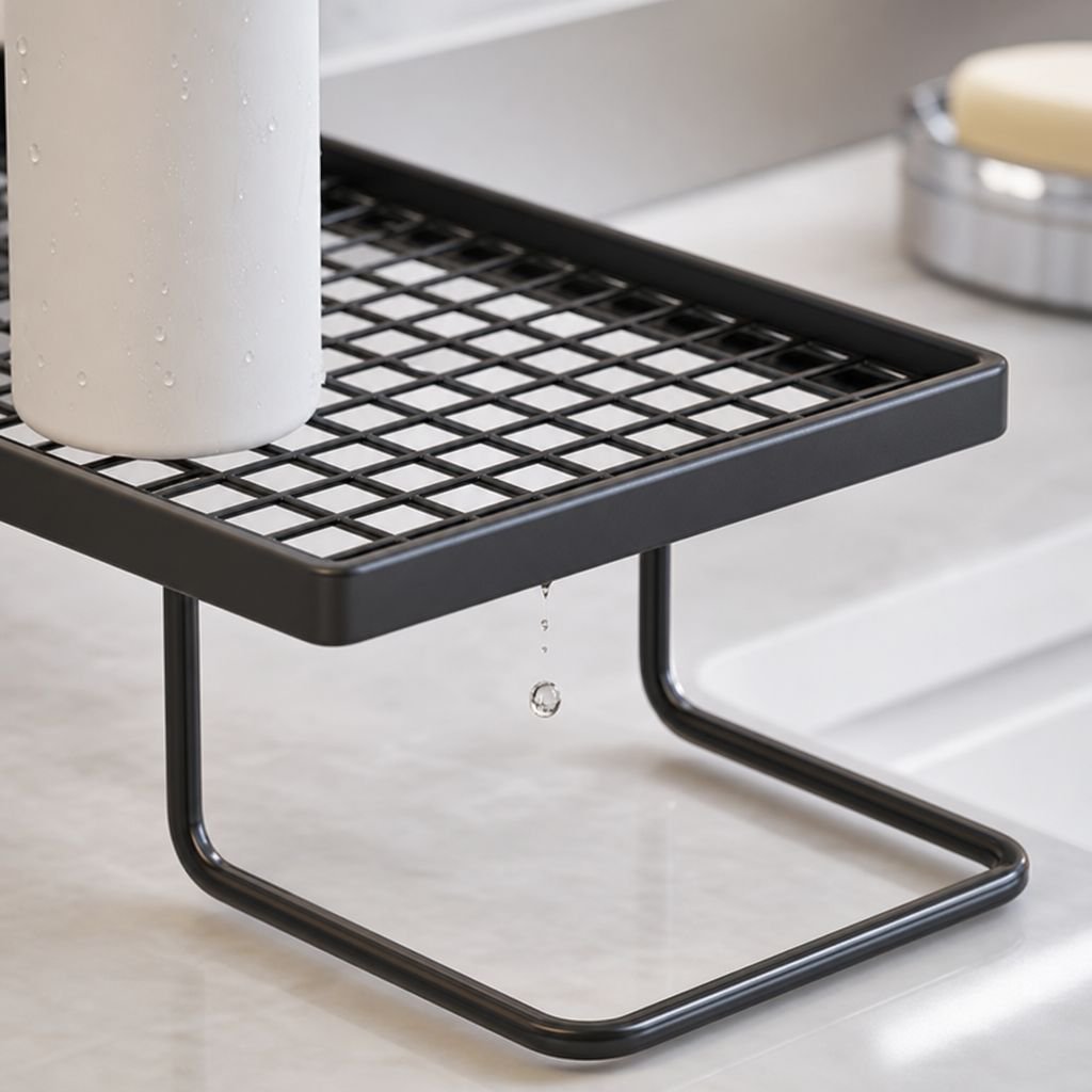 Modern Minimalist Premium Bathroom Vanity Shelf
