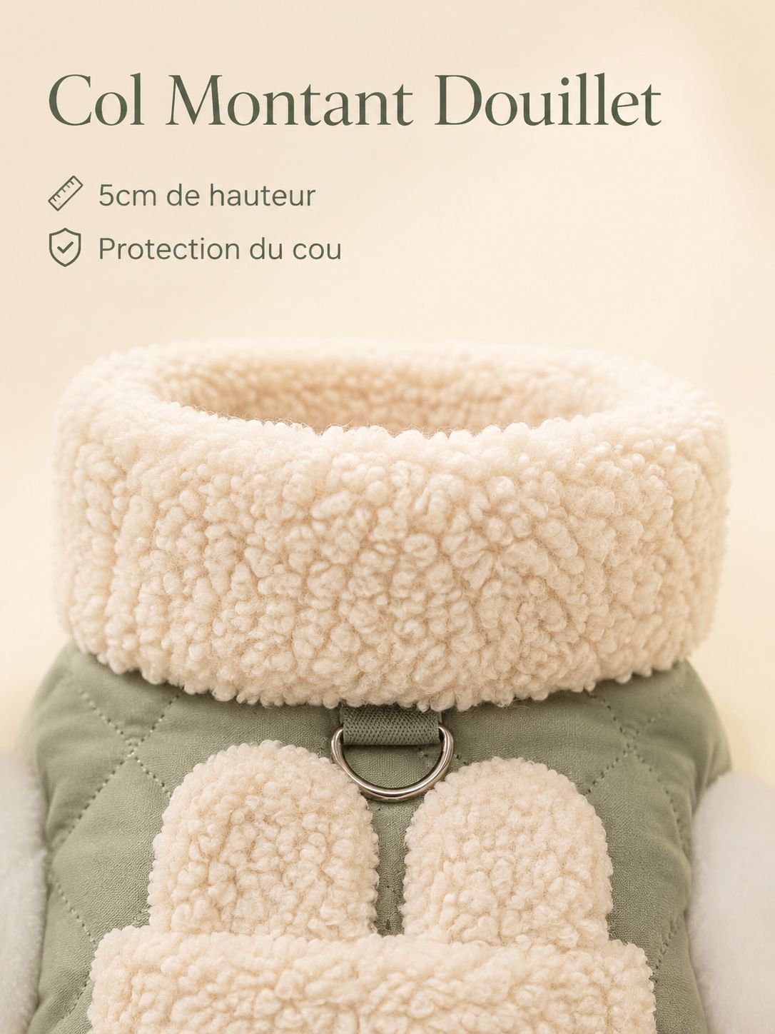 Manteau hiver pour animaux avec protection thermique optimale