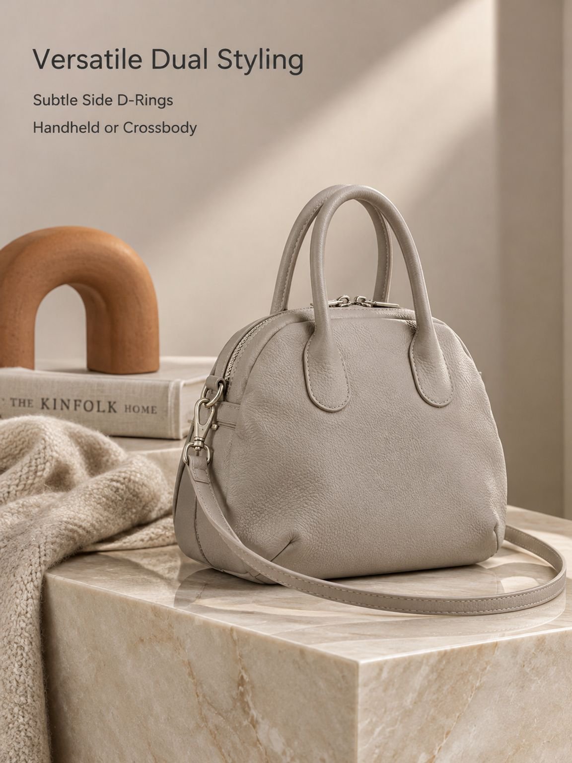 High-Quality Leather Mini Duffle Bag