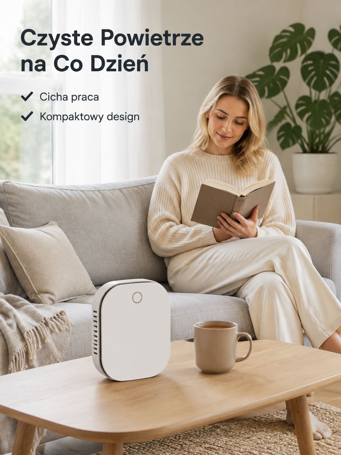 Samochodowy oczyszczacz powietrza USB akumulator łazienkowy dezynfekcja powietrza w pomieszczeniach 