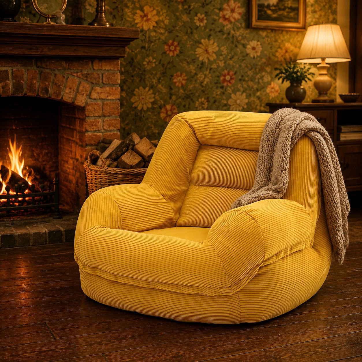 Wowo lazy sofa bean bag in bedroom decor