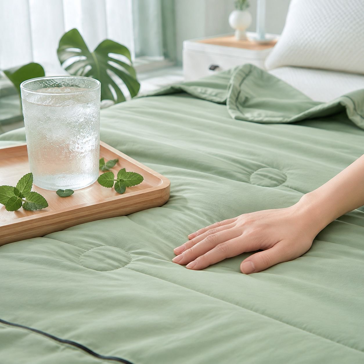 Mint-infused Comforter