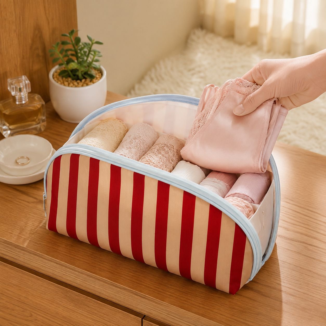 Portable Waterproof Wash Bag Large Capacity Cartoon Storage Bag