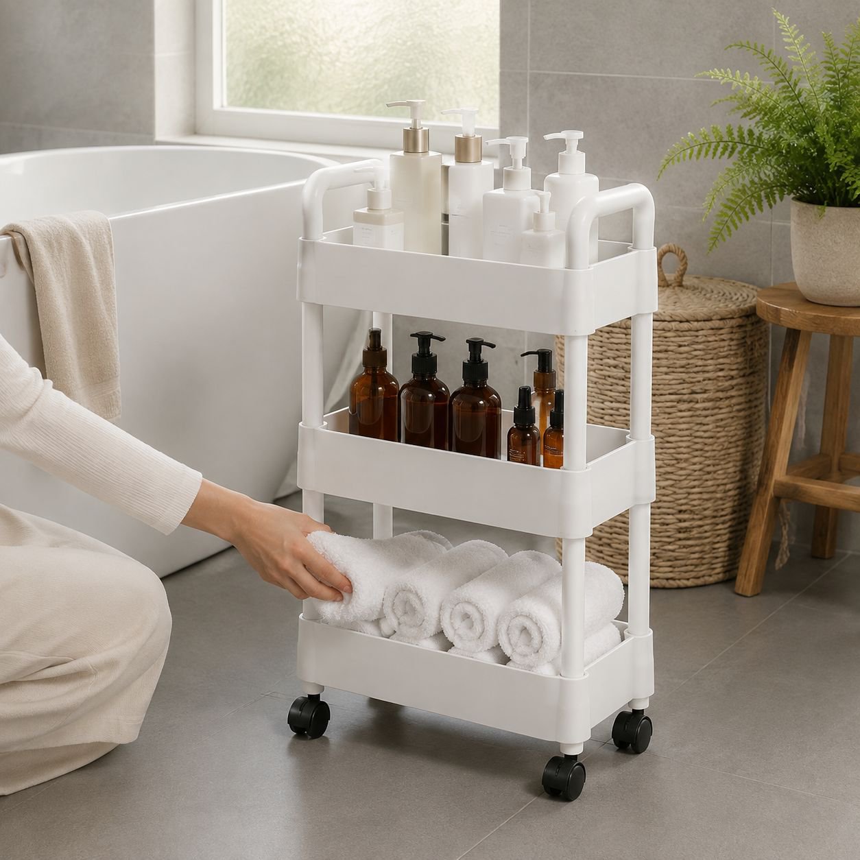 Durable and compact kitchen food organizer