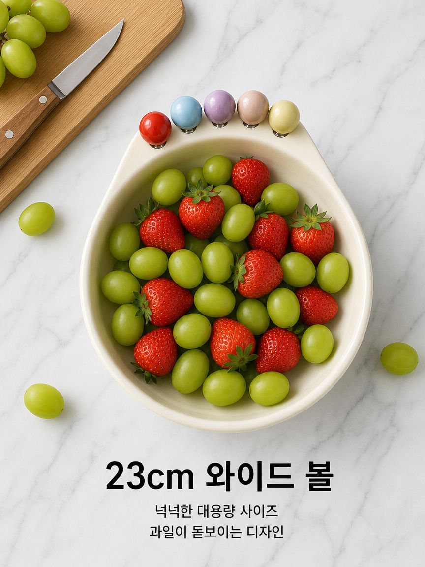 과일 접시, 큰 과일 포크 그릇