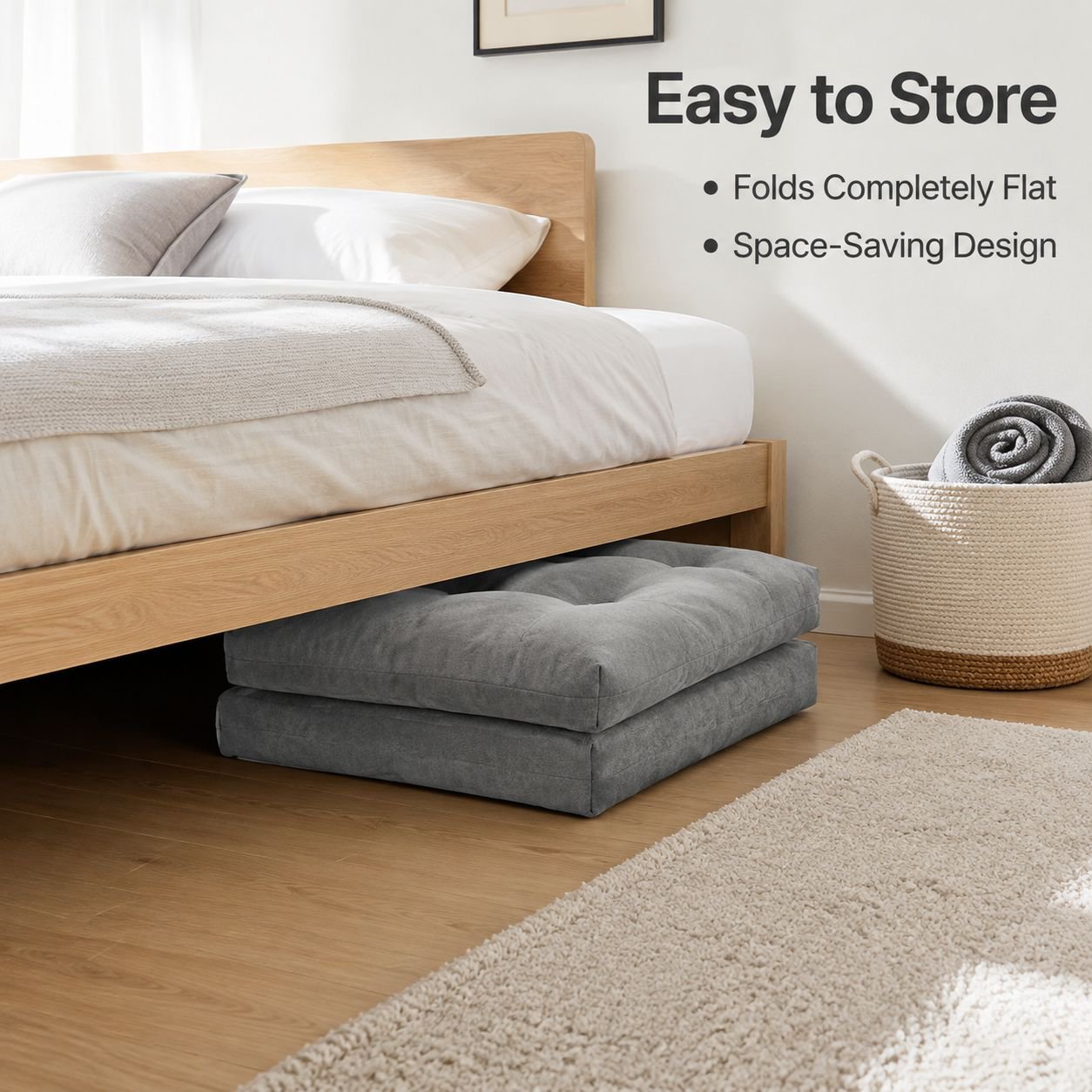 Foldable single-seat lounge chair
