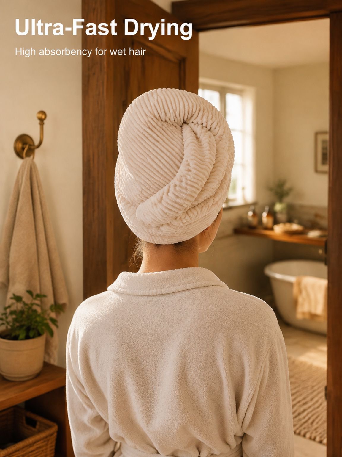 Ultra-Fine Coral Fleece Absorbent Towel