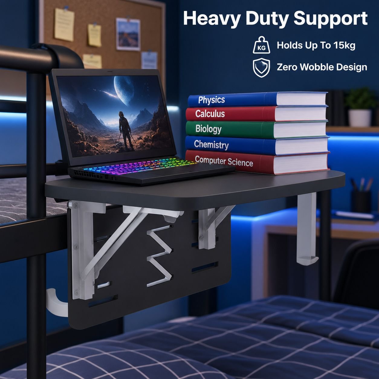 Large Computer Desk for Bunk Bed Dormitory