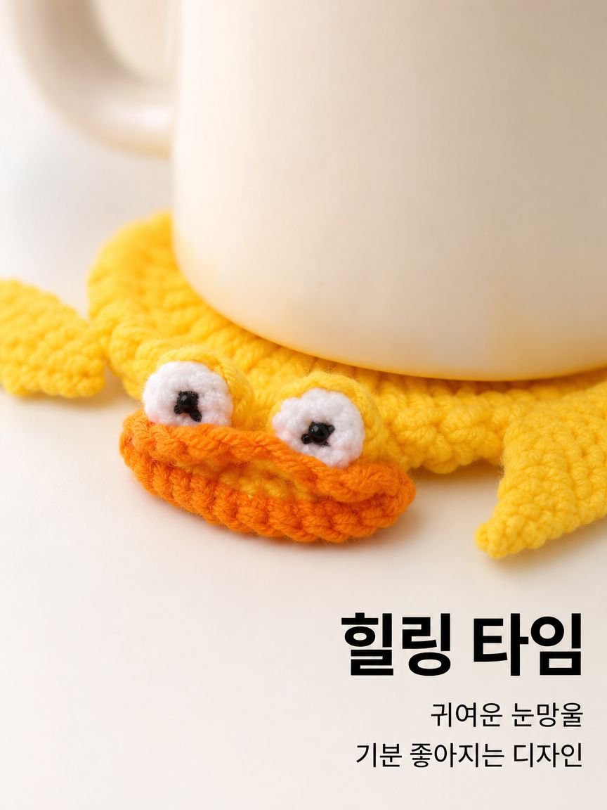 테이블 인테리어에 어울리는 캐릭터 컵받침