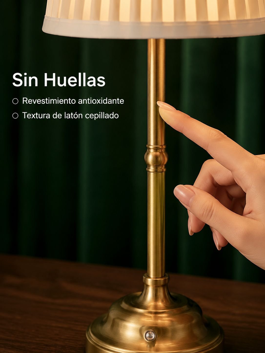 Lámpara de mesa de estilo minimalista para sala de estar