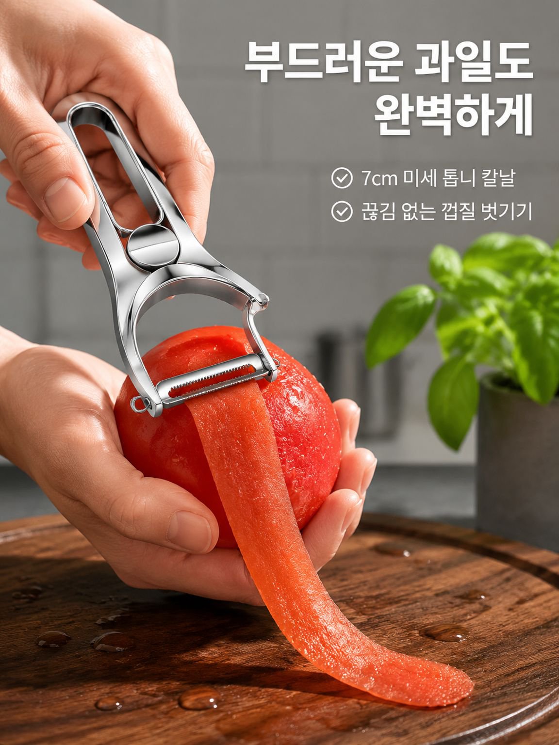 주방용 스테인리스 다기능 감자칼