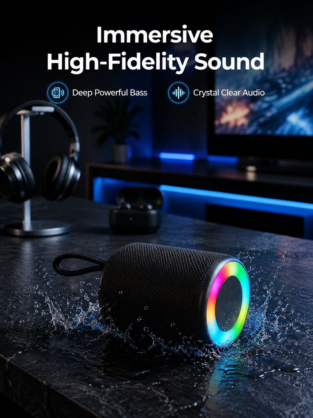 Bluetooth Speaker Portable Mini Subwoofer Desktop Home Soundbox