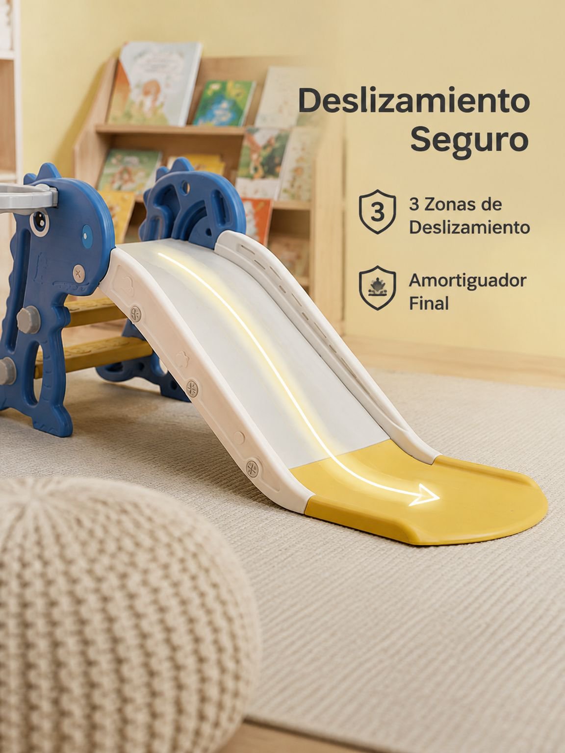 Tobogán Plegable para Niños para Uso en Interiores