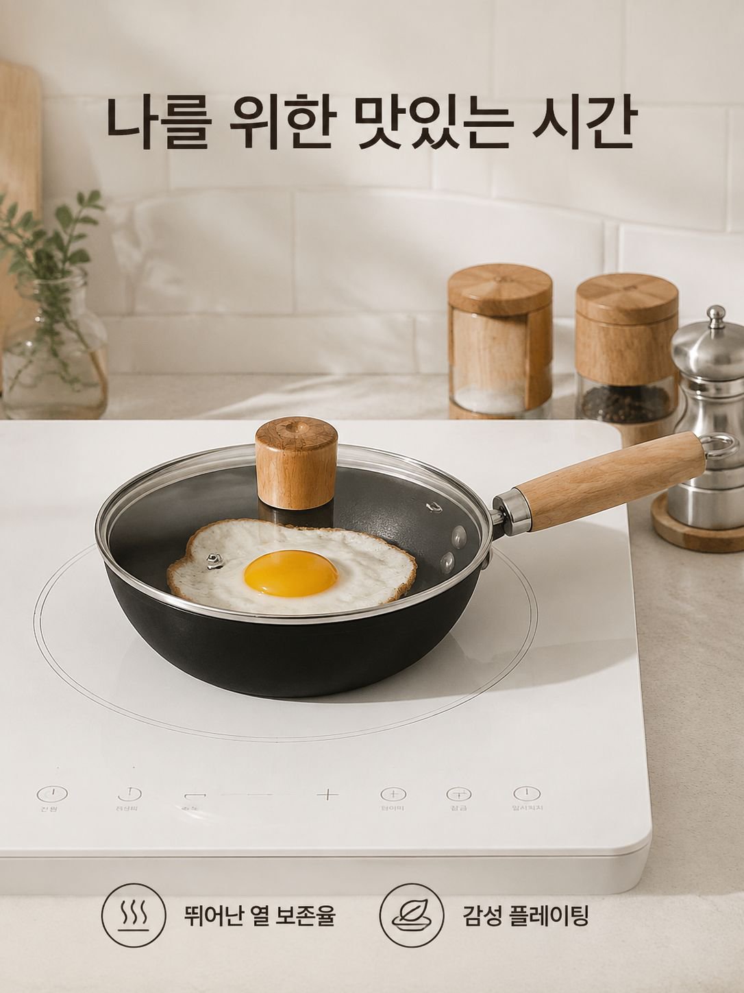 코팅되지 않은 미니 주철 냄비