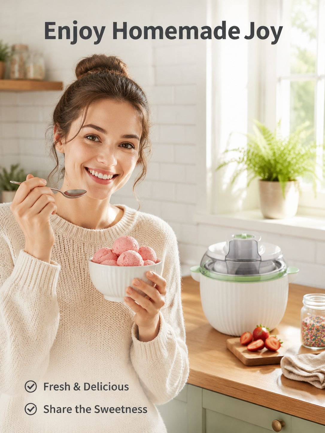  Home Small Fully Automatic Ice Cream Maker