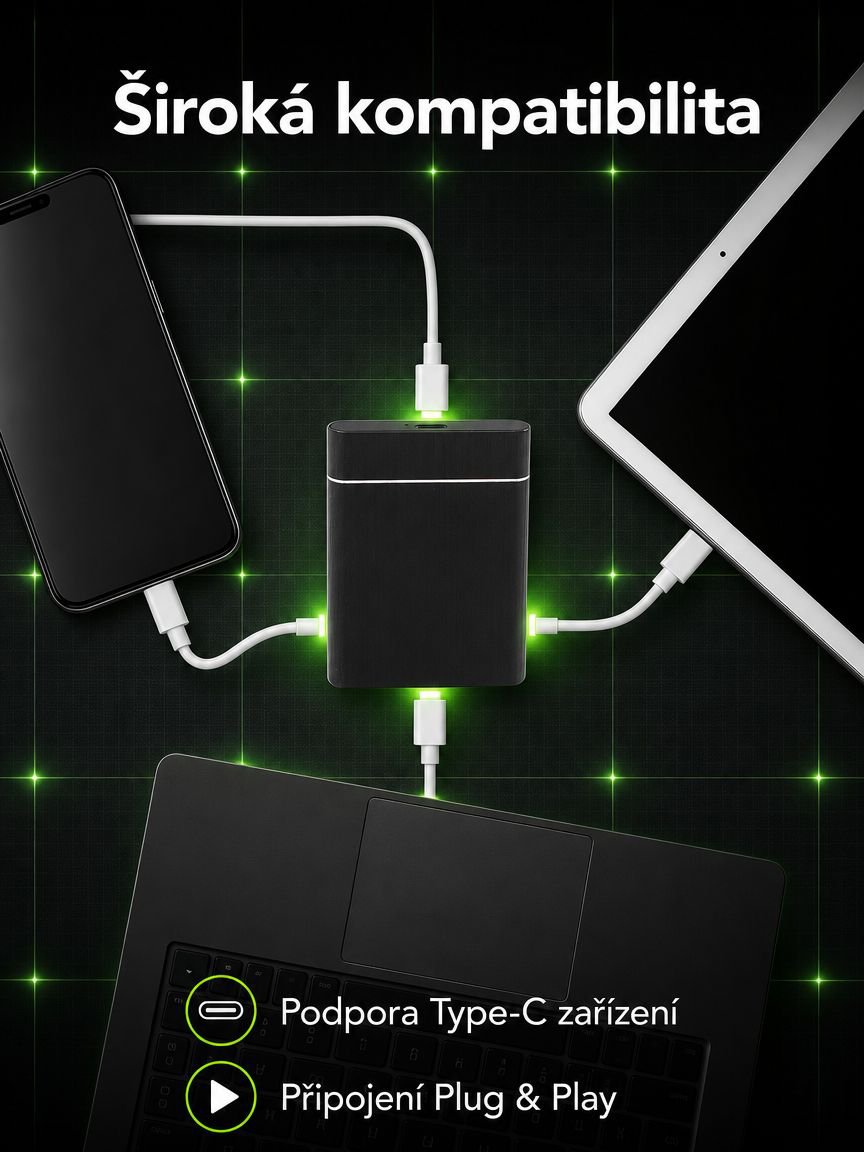 SSD disk s vysokou kapacitou a rychlým přenosem dat