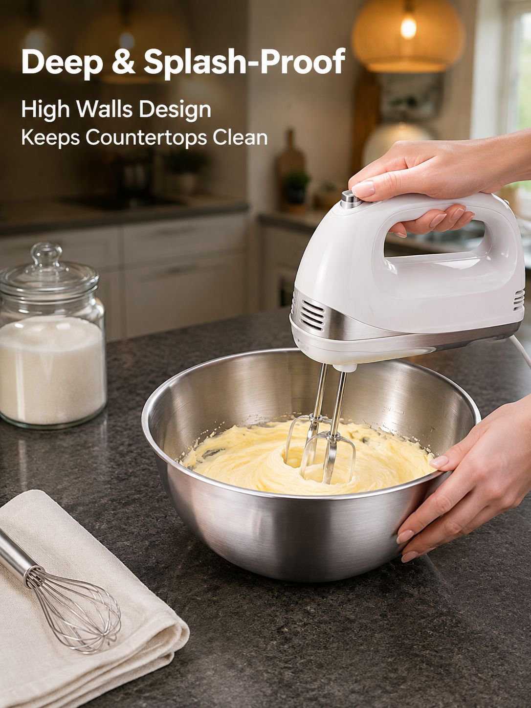 Stainless steel kitchen basin