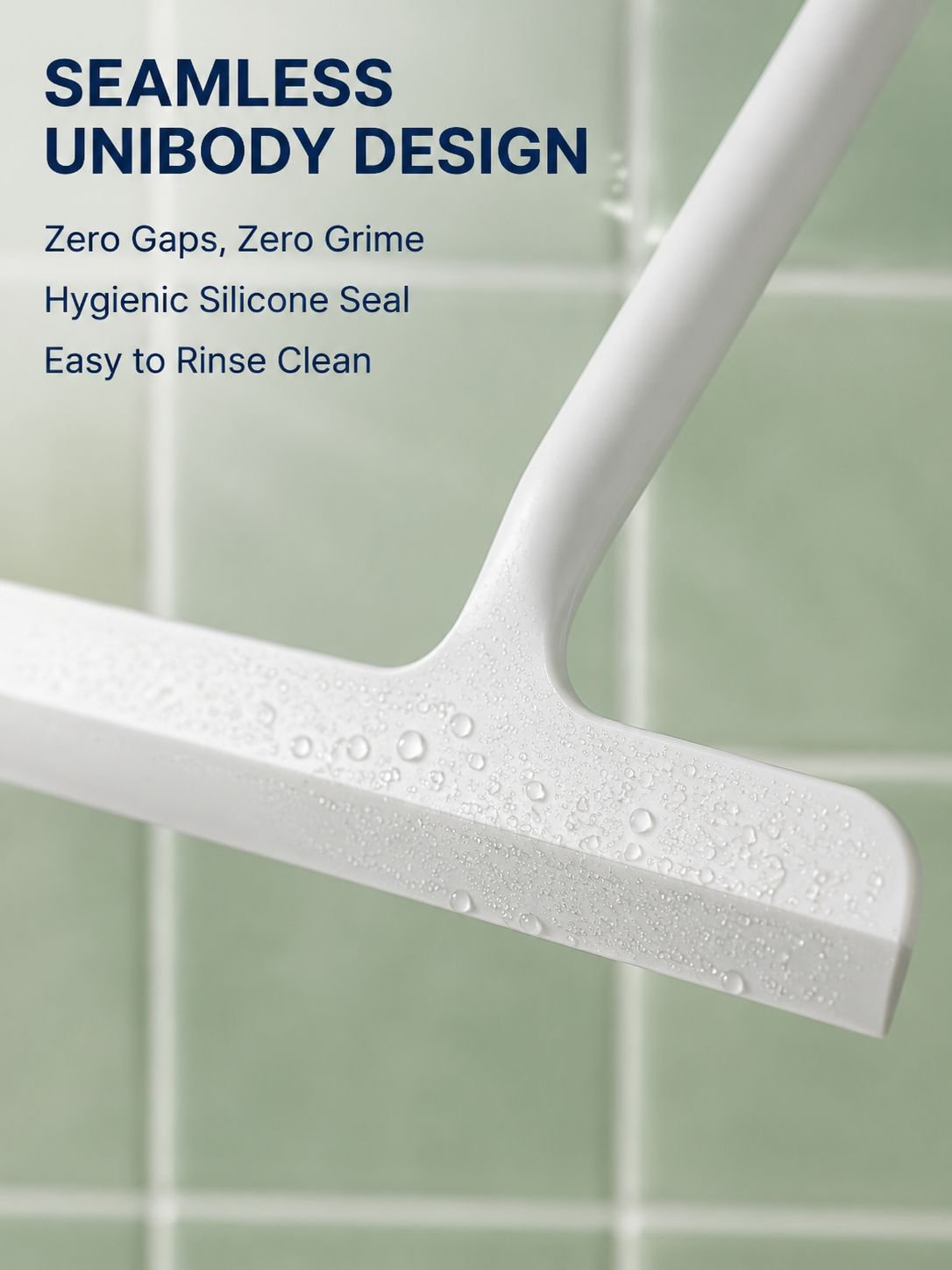 Efficient water remover for shower doors