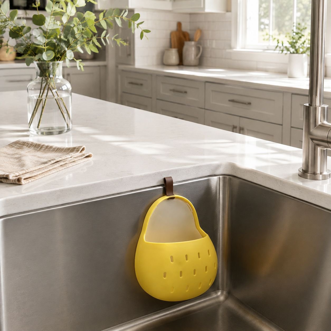 Qiuyue Pear multifunctional kitchen chopstick storage basket in modern kitchen