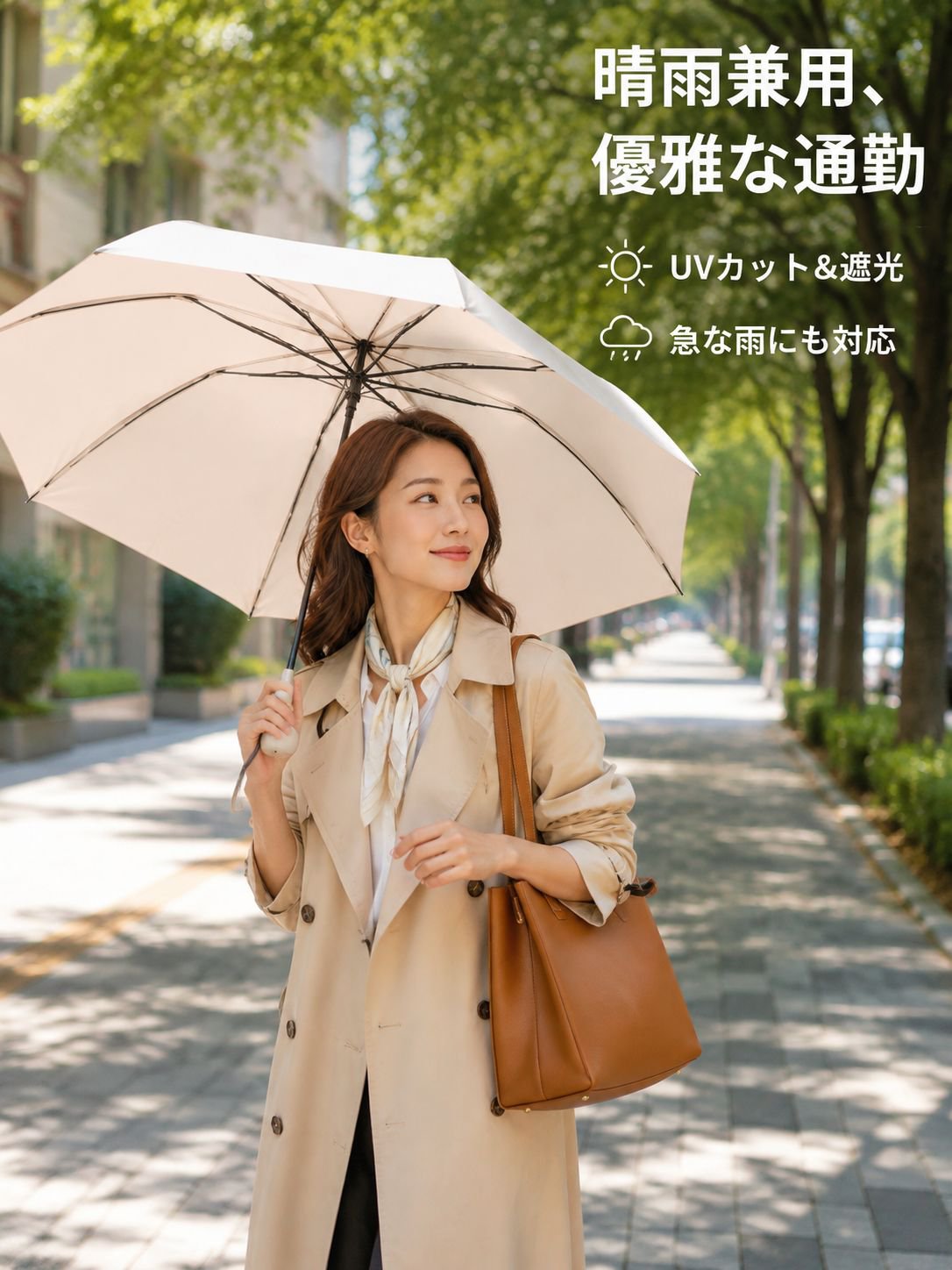 携帯カプセル折りたたみ傘 レディースUVカット日傘晴雨兼用ブラックコーティングパラソル