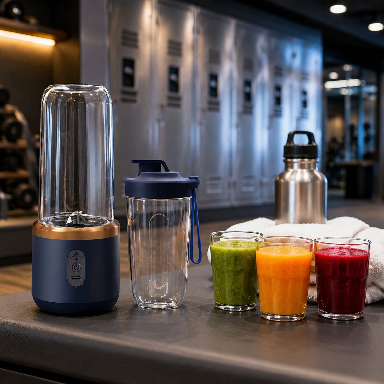 Portable multifunctional juicer for travel and home use