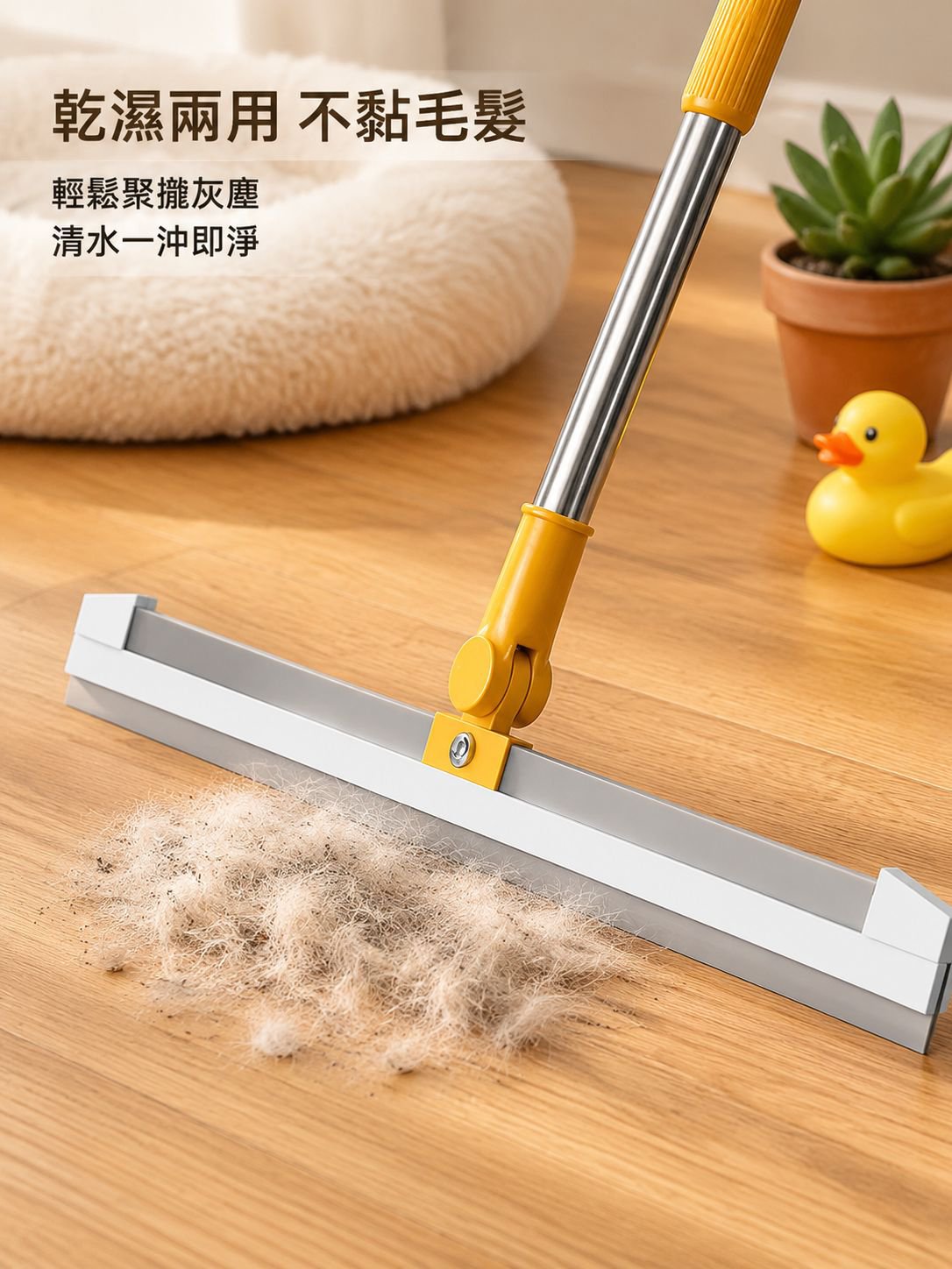 功能無塵矽膠刮水掃把