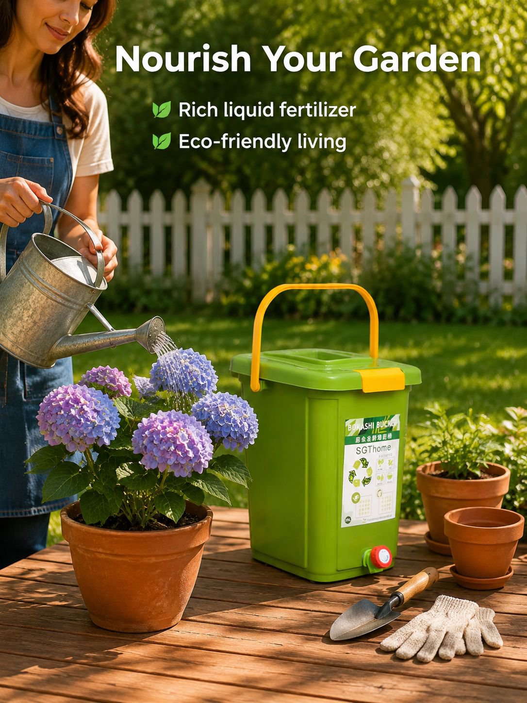 Kitchen waste composting bin, garbage fermentation bin, Pocasi composting box, manure storage bin, c