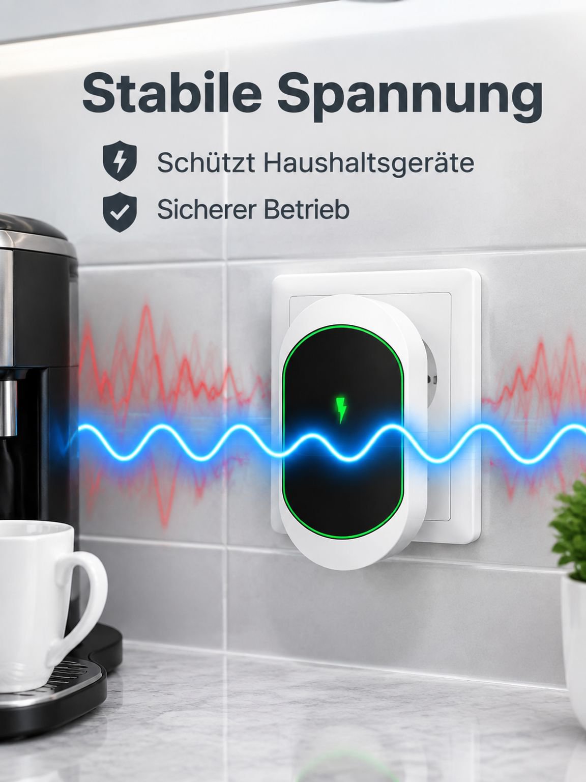 Intelligenter Stromspar-Spannungsstabilisator für Haushaltsgeräte