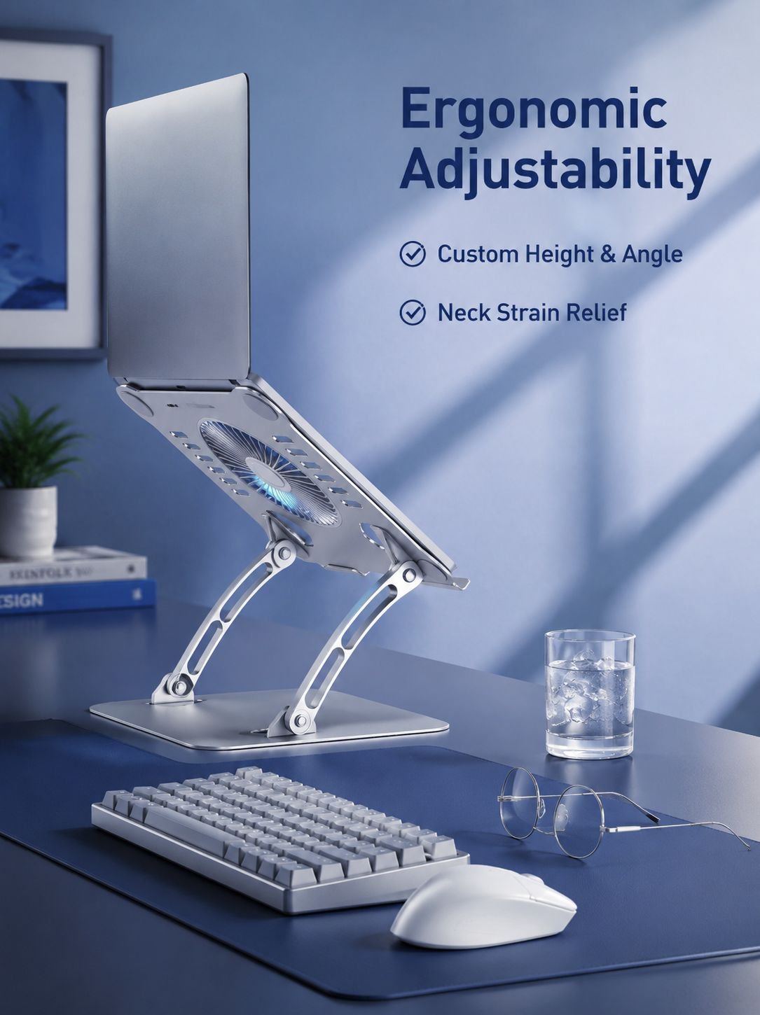 Adjustable Aluminum Laptop Stand