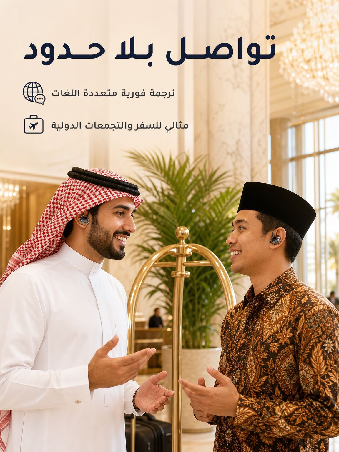 تصميم سماعات ترجمة فورية عالية السرعة