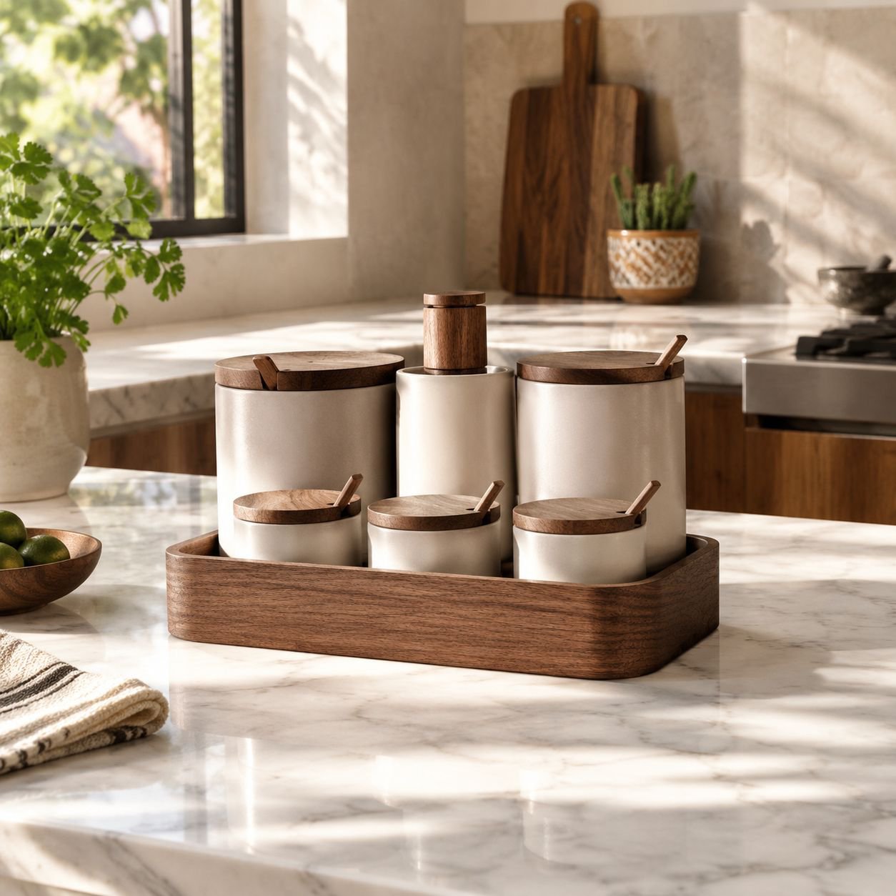 Caja de condimentos para cocina
