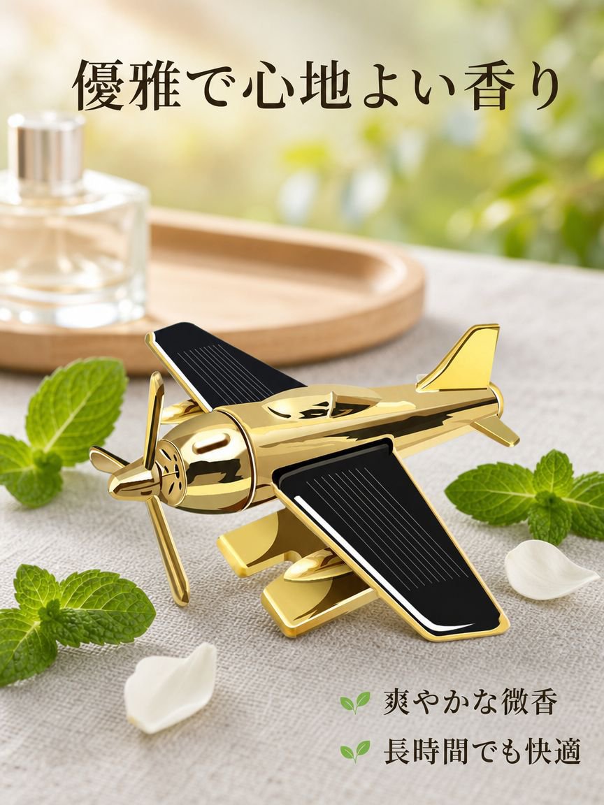 飛行機型の車用フレグランス