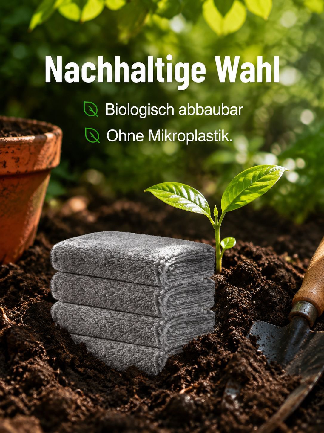 Ölabweisende Reinigungstücher für sauberes Geschirr